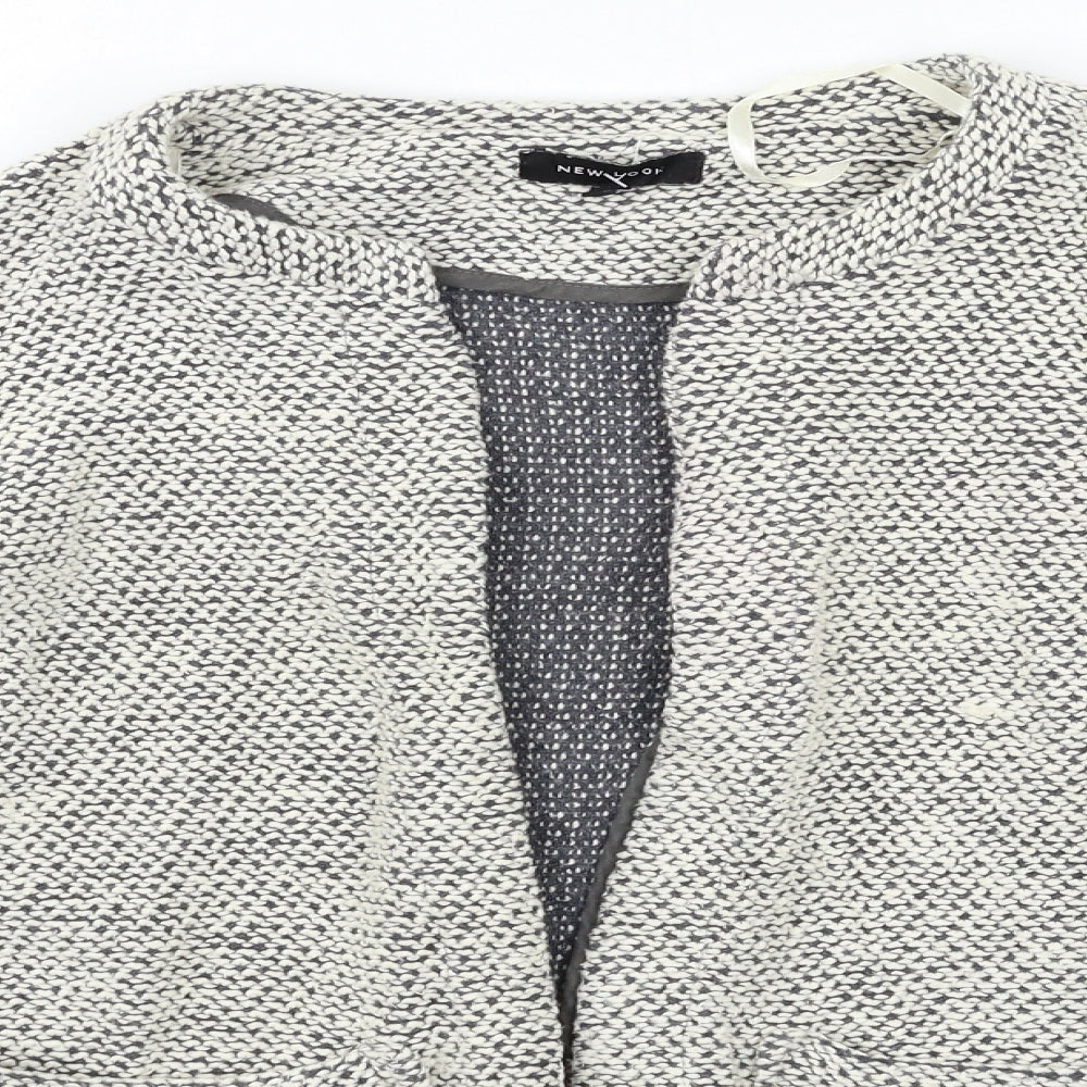 Womens UK Size 10 New Look Grey Jacket