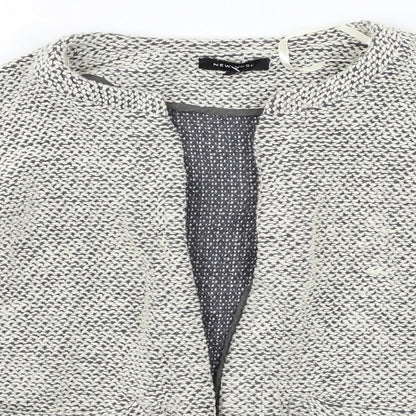 Womens UK Size 10 New Look Grey Jacket