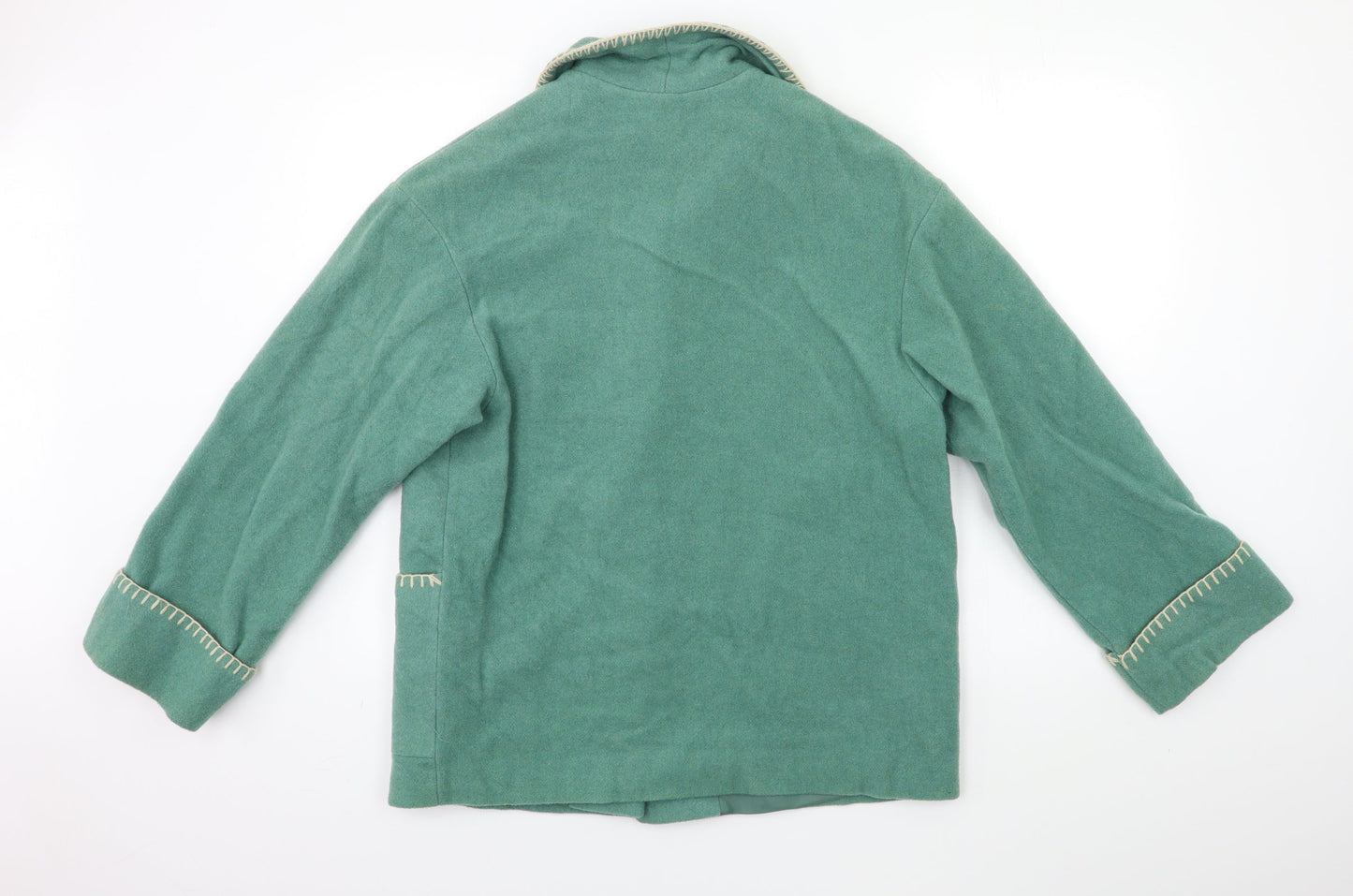 Womens UK Size 10 Preworn Blue Overcoat