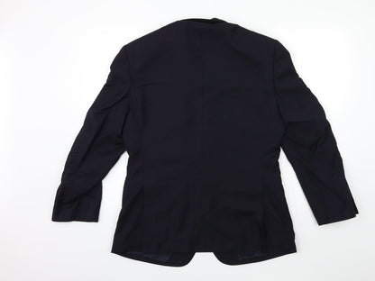 Mens UK Size 38 Marks and Spencer Regular Blue Suit Jacket