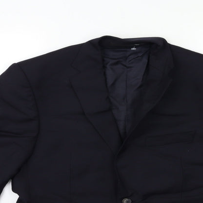 Mens UK Size 38 Marks and Spencer Regular Blue Suit Jacket