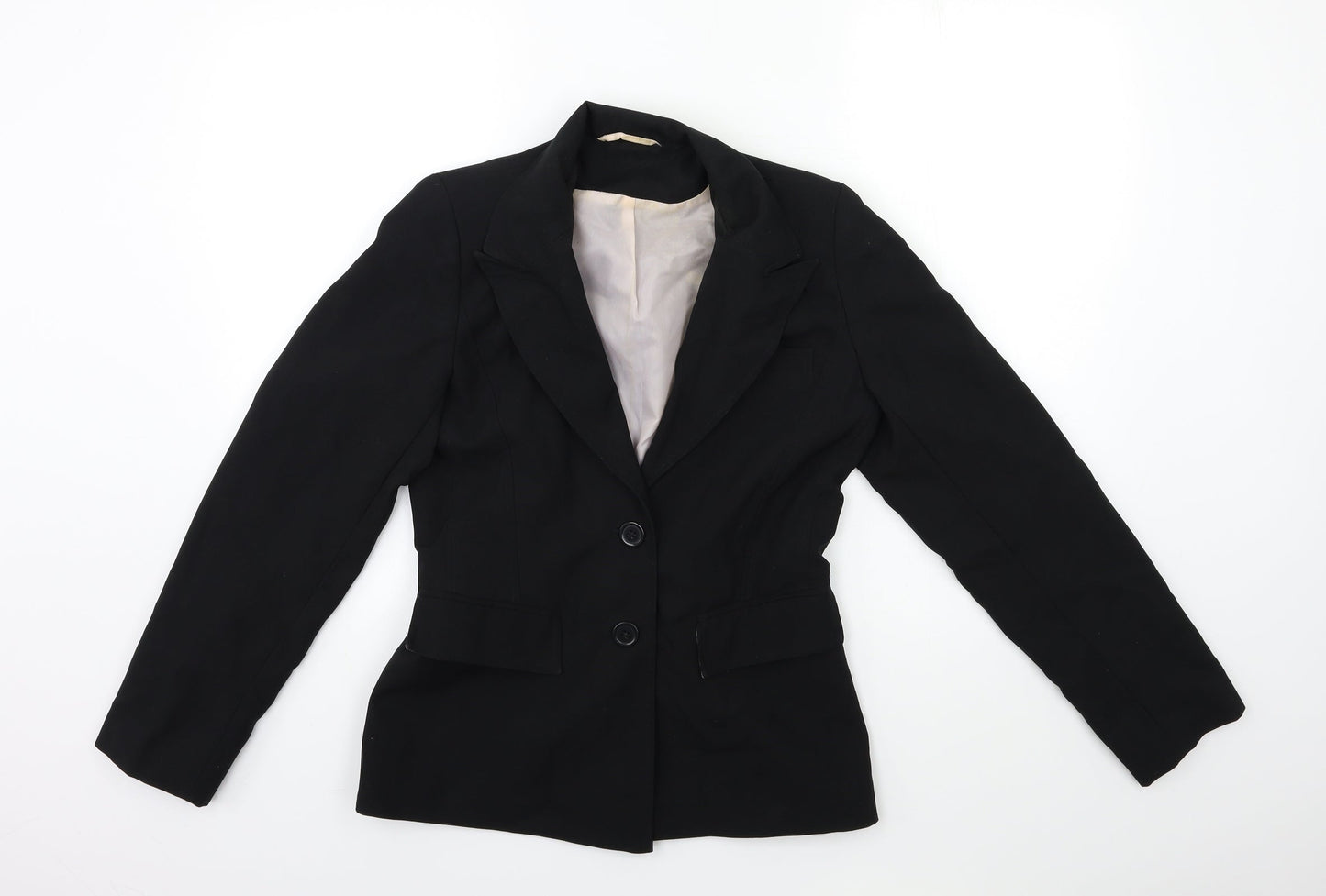 Womens UK Size 10 bay Regular Beige Suit Jacket