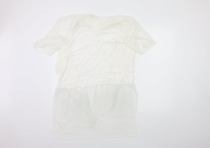 Womens UK Size 12 River Island White Basic Blouse