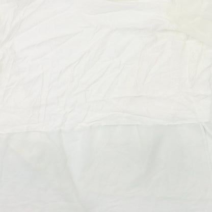 Womens UK Size 12 River Island White Basic Blouse