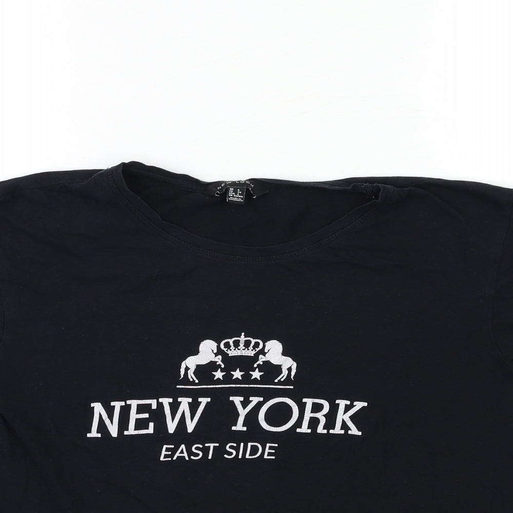 Womens UK Size 6 New Look Black Basic