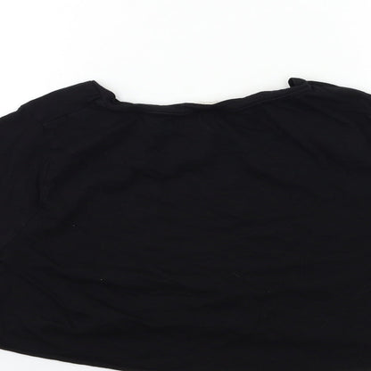 F&F Womens Black   Basic T-Shirt Size 8