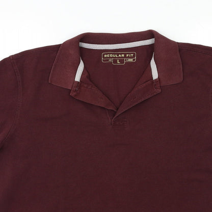 Preworn Mens Brown    Polo Size L