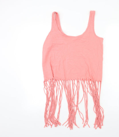 Womens UK Size 10 Lee Cooper Pink Basic Tank