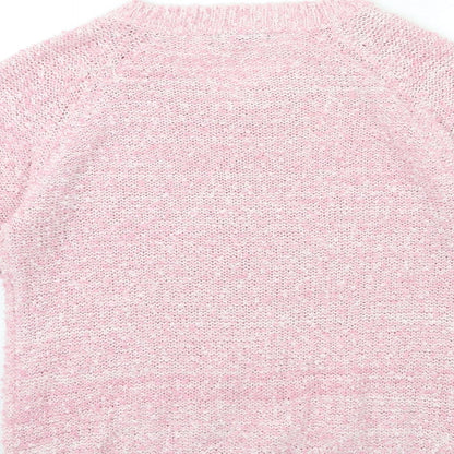 sonya jayne Womens Pink  Knit Pullover Jumper Size M