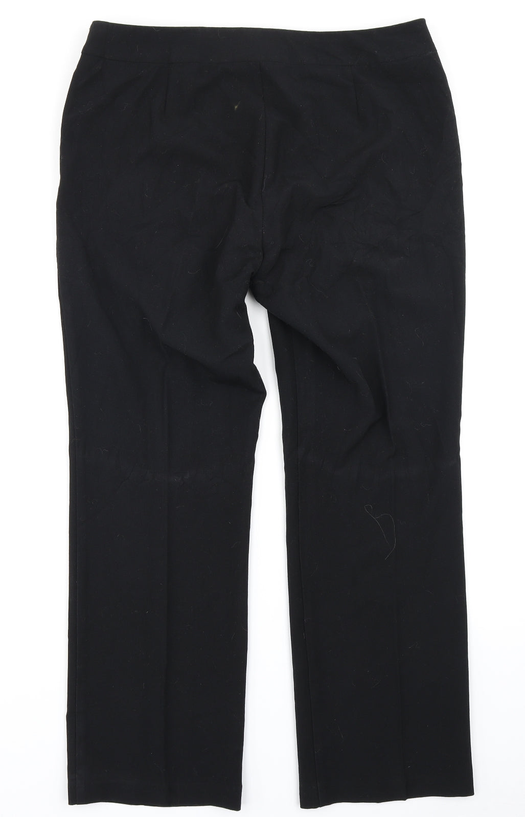 Womens UK Size 14 M&S Regular Fit  Black Trousers