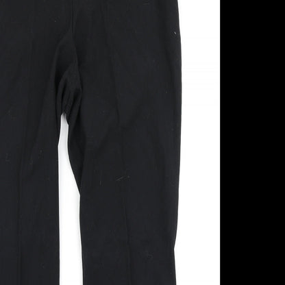 Womens UK Size 14 M&S Regular Fit  Black Trousers
