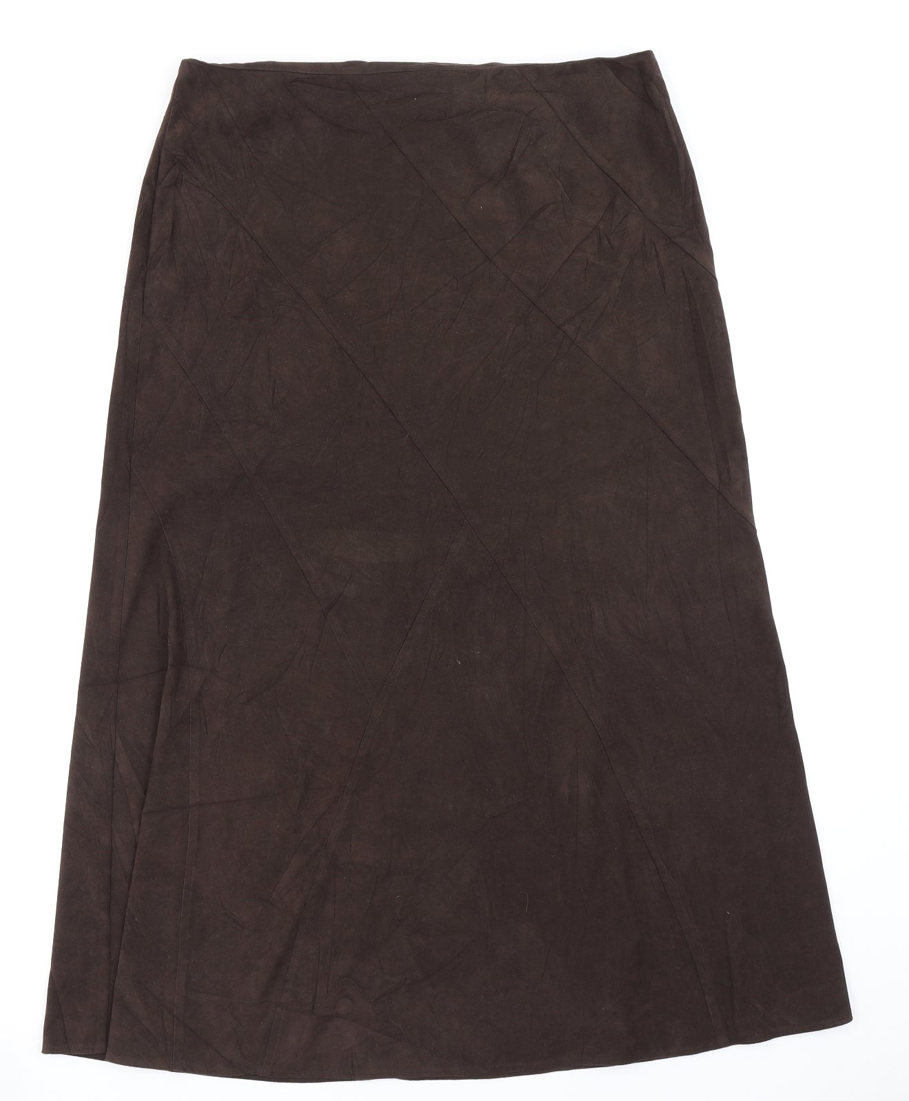 BHS Womens Brown   Flare Skirt Size 14