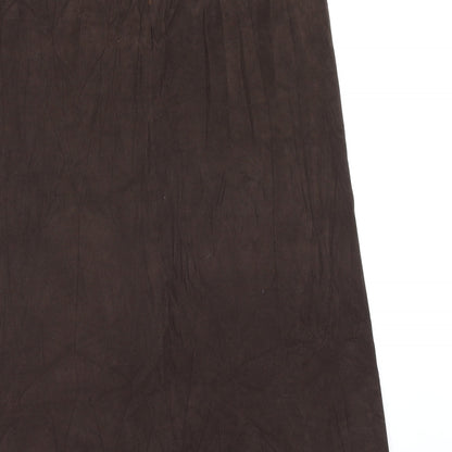 BHS Womens Brown   Flare Skirt Size 14