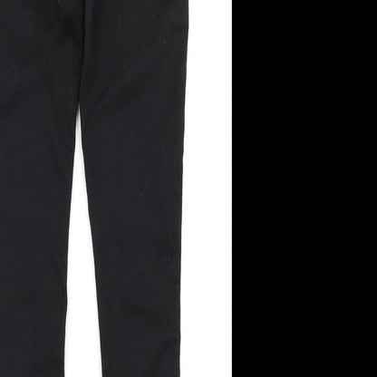 V Womens Black  Denim Jegging Jeans Size 10 L27 in