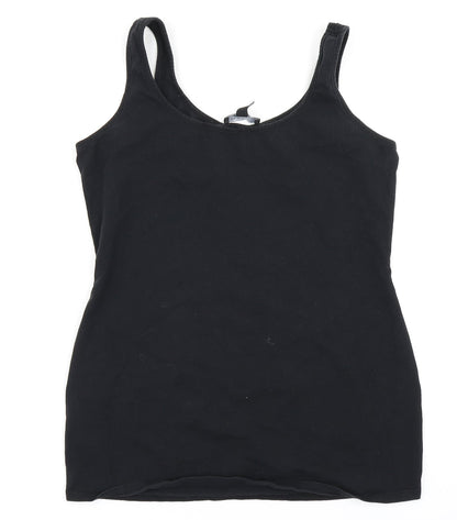 Womens UK Size 10 New Look Black Basic Tank