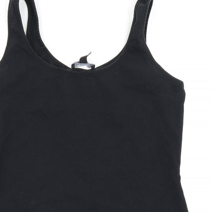 Womens UK Size 10 New Look Black Basic Tank