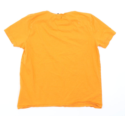 FOREVER 21 Womens Orange   Cropped T-Shirt Size M