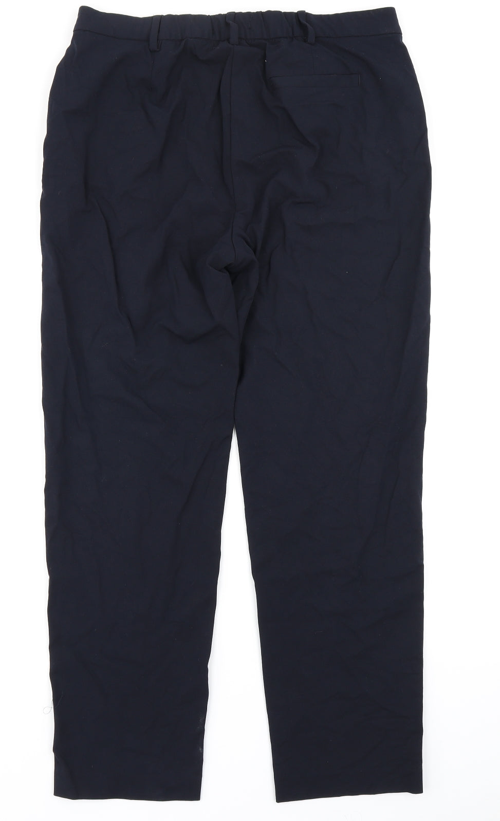 M&S Collection Womens Blue   Trousers  Size 14 L26 in