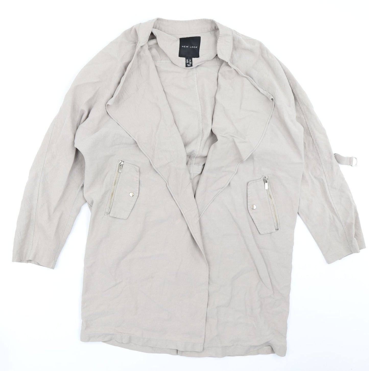 New Look Womens Beige   Jacket  Size 10