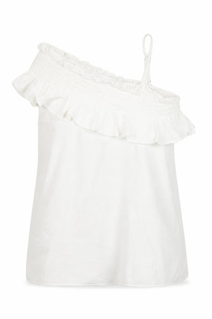 Womens UK Size 10 Peacocks White Basic Blouse