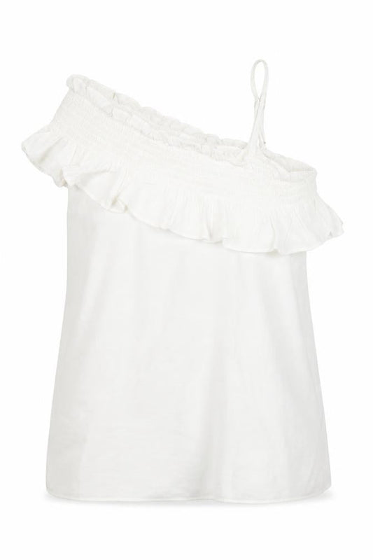 Womens UK Size 10 Peacocks White Basic Blouse