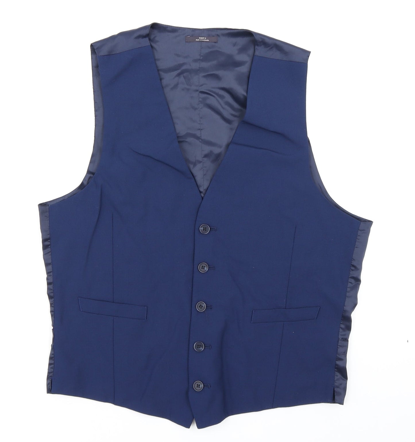 Mens UK Size M M&S Regular Blue Suit Jacket