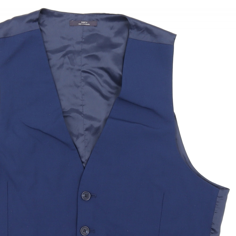 Mens UK Size M M&S Regular Blue Suit Jacket