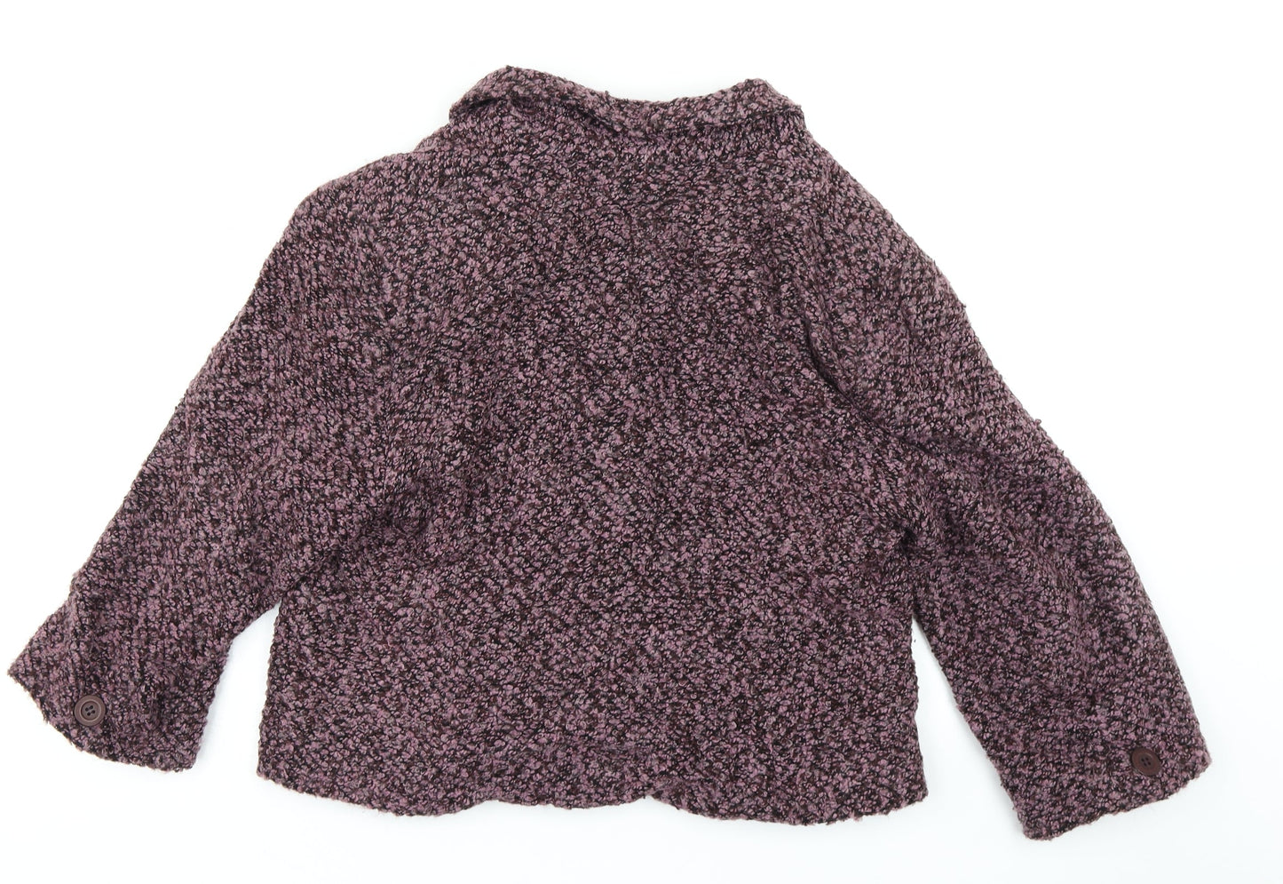 Womens UK Size 14 Style by EWM Pink Overcoat