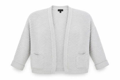 Womens UK Size 10 Topshop Grey Cardigan Jumper