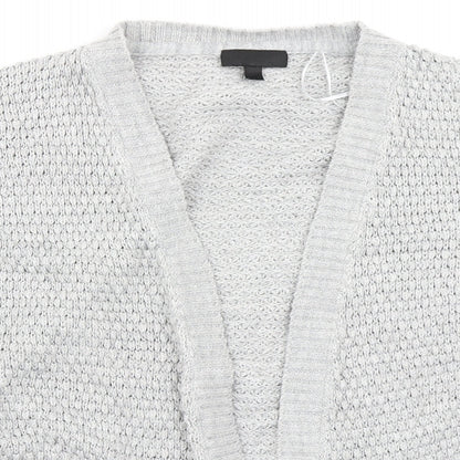 Womens UK Size 10 Topshop Grey Cardigan Jumper