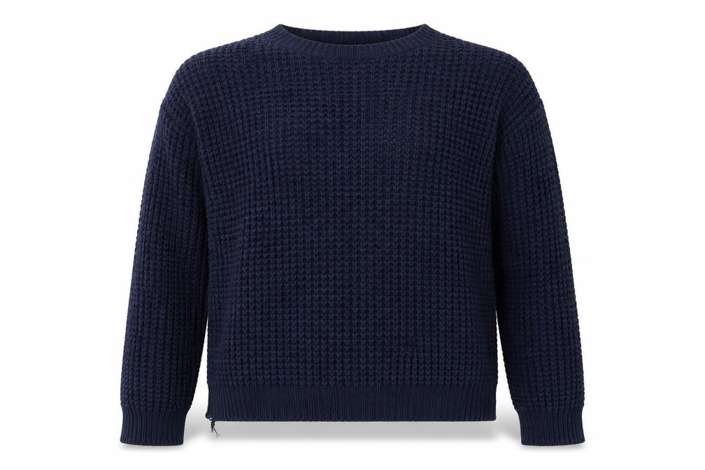 Boohoo Womens Blue  Knit Pullover Jumper Size S