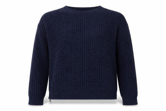 Boohoo Womens Blue  Knit Pullover Jumper Size S