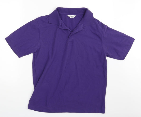 Alisco Mens Purple    Polo Size L