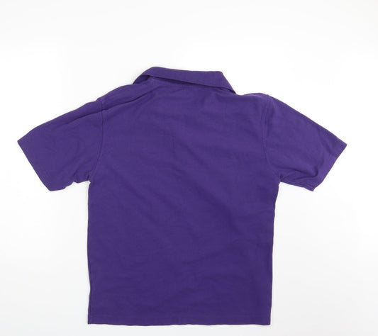 Alisco Mens Purple    Polo Size L