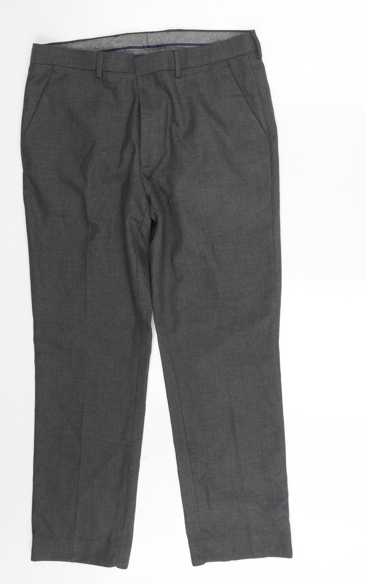 Matalan Mens Grey   Trousers  Size 34 in L29 in