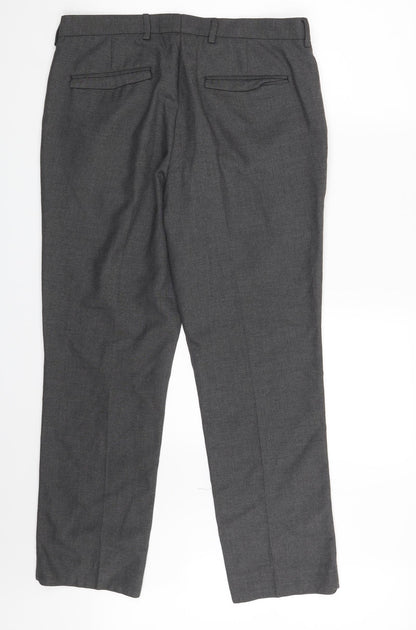 Matalan Mens Grey   Trousers  Size 34 in L29 in