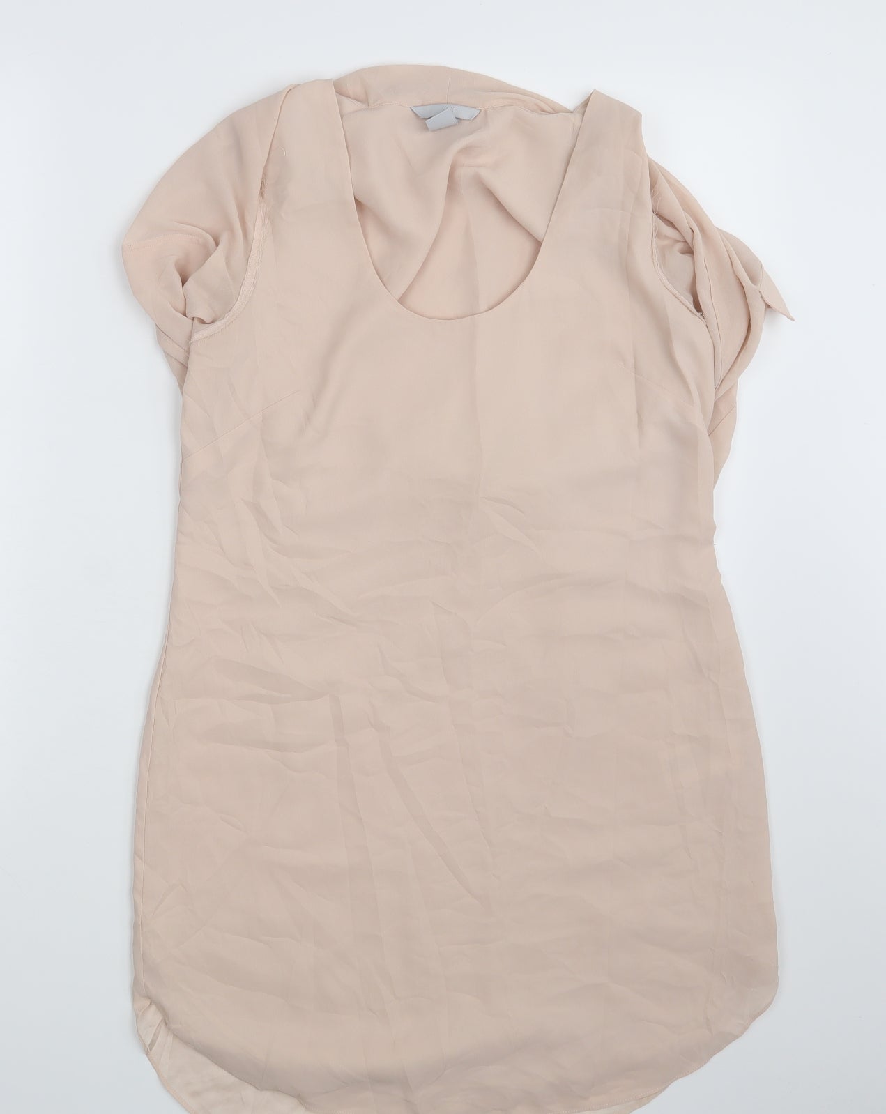 Womens UK Size 10 H&M Pink Basic Blouse