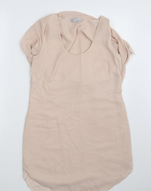 Womens UK Size 10 H&M Pink Basic Blouse