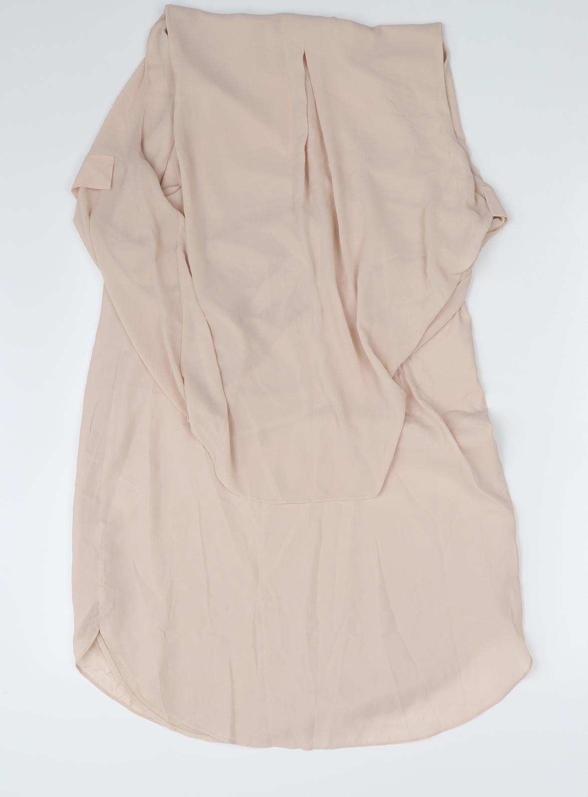 Womens UK Size 10 H&M Pink Basic Blouse