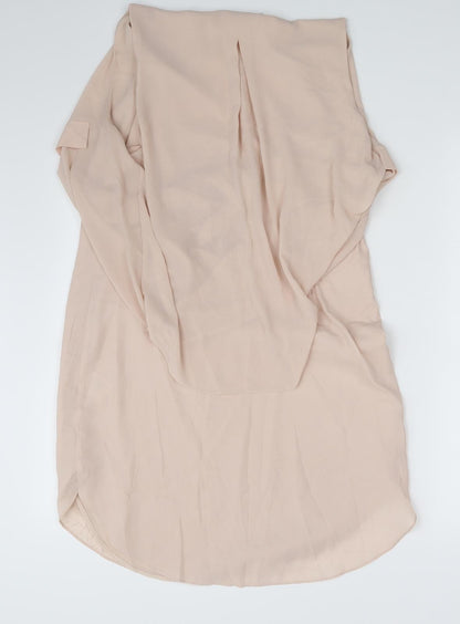Womens UK Size 10 H&M Pink Basic Blouse