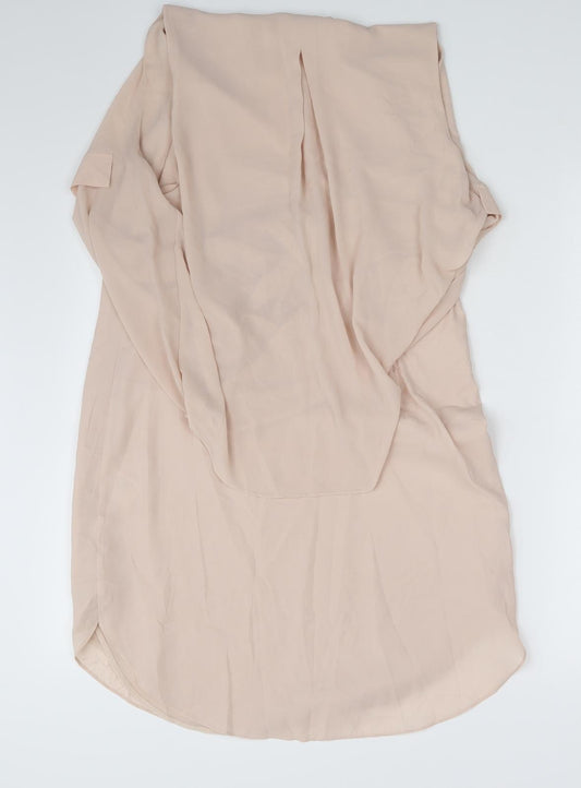 Womens UK Size 10 H&M Pink Basic Blouse