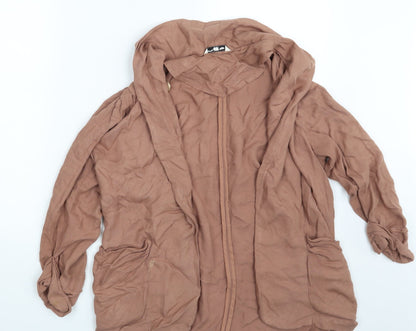Womens UK Size 14 New Look Brown Cardigan Jumper