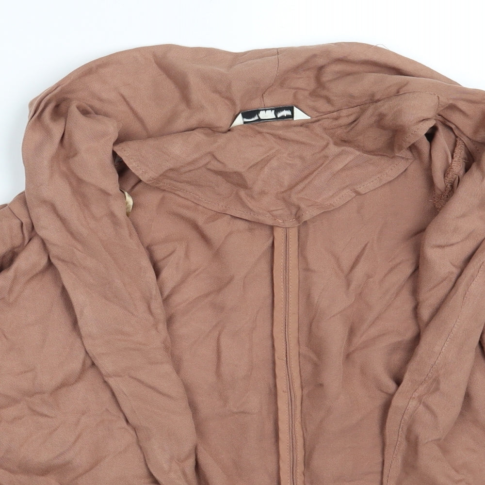 Womens UK Size 14 New Look Brown Cardigan Jumper