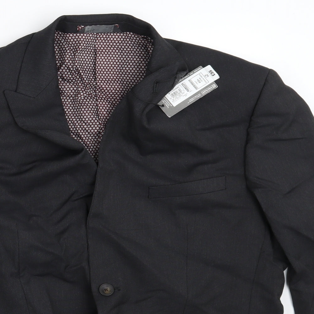 Mens UK Size XL M&S Regular Grey Suit Jacket
