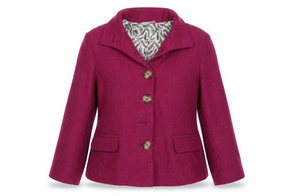 Patra Womens Purple   Jacket Blazer Size 10