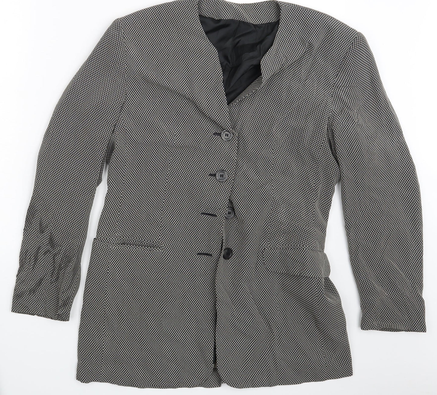Womens UK Size 12 Preworn Black Jacket