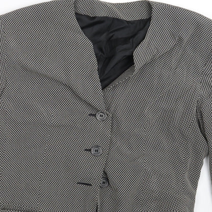 Womens UK Size 12 Preworn Black Jacket