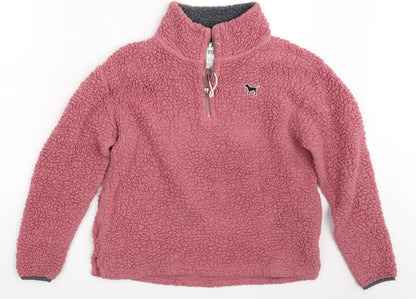 Womens UK Size XS PINK Pink Pullover Jumper