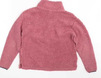 Womens UK Size XS PINK Pink Pullover Jumper