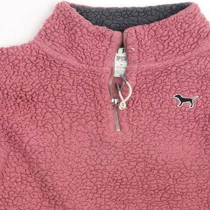 Womens UK Size XS PINK Pink Pullover Jumper